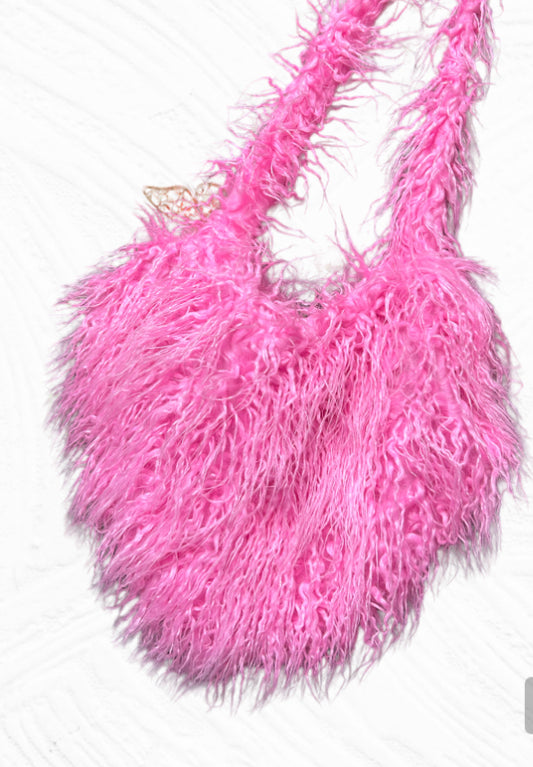 "Fur Hearts" bag